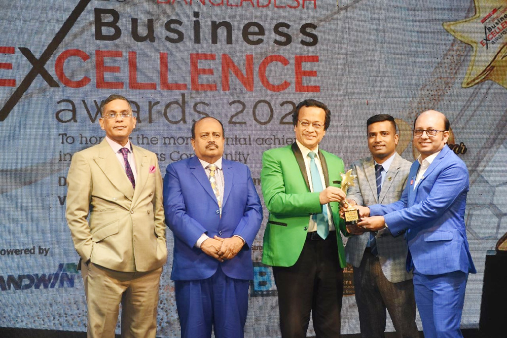 Receiving Excellence Award